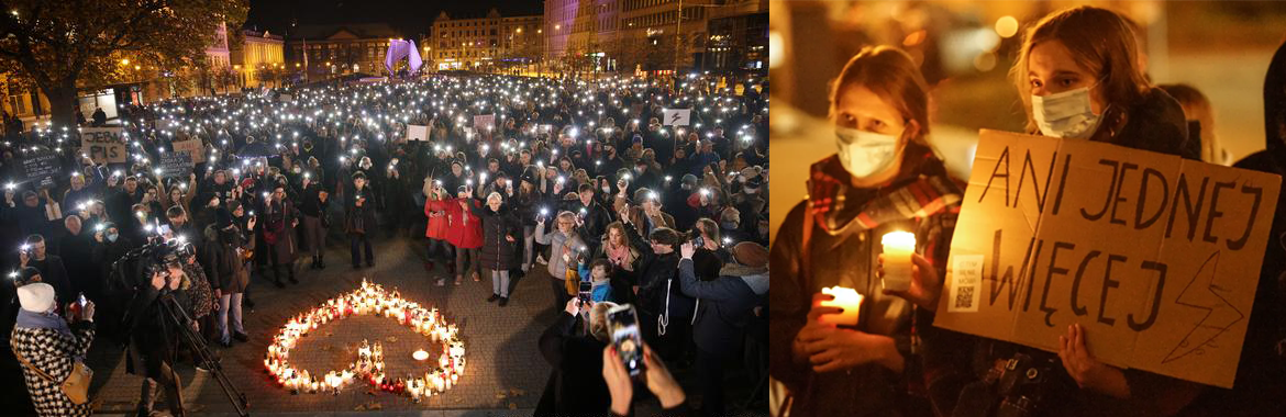 Az esetet tömeges megemlékezések és tüntetések követték Lengyelország-szerte