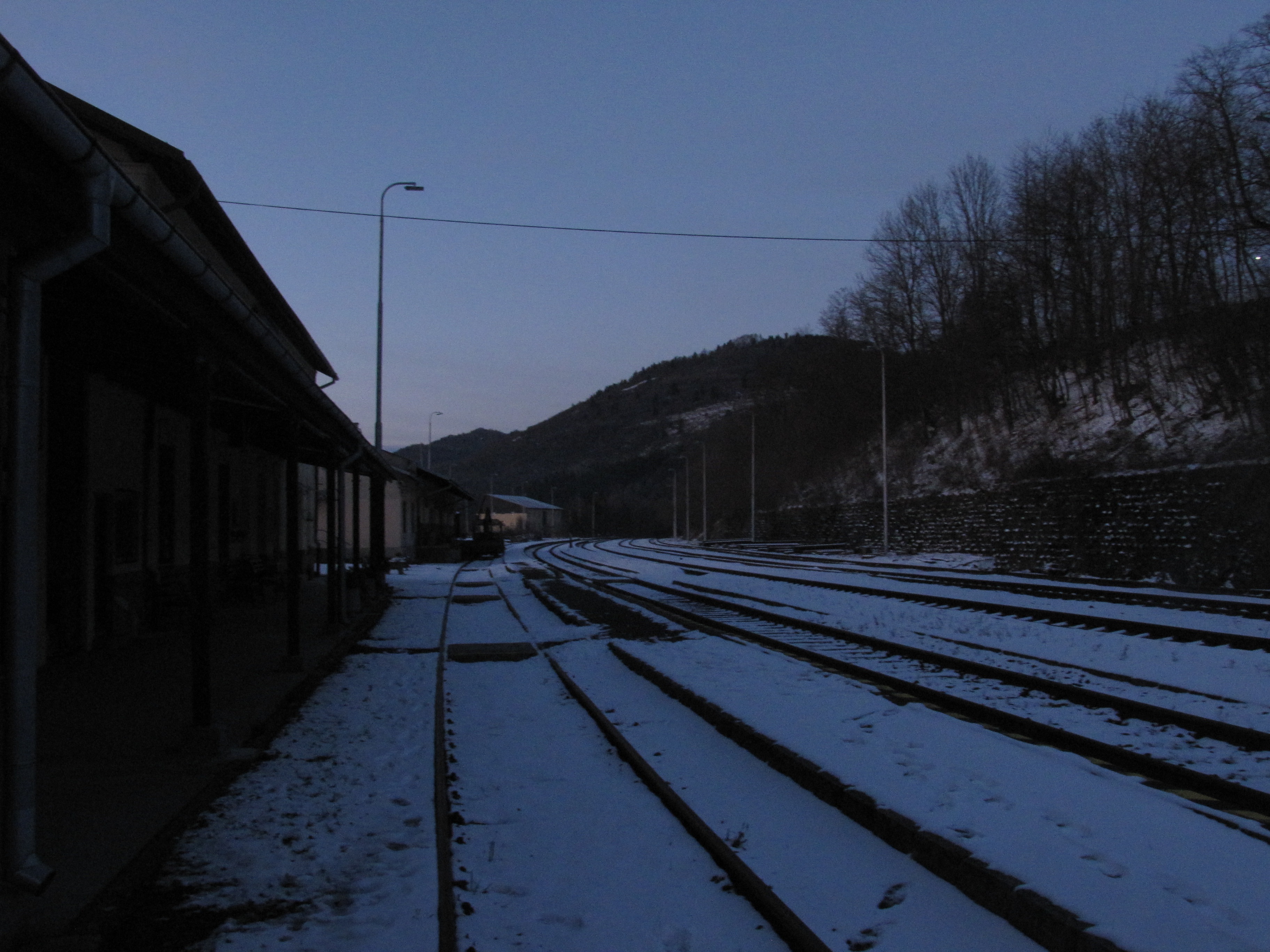 A vágányok Felsőstubnya felé