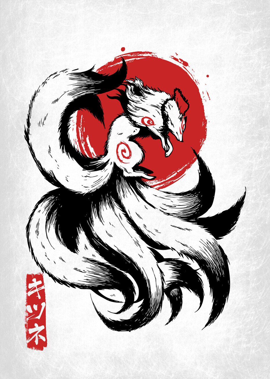VE japán folklór kitsune