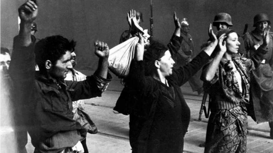 Az SS által elfogott zsidó ellenállók, 1943
