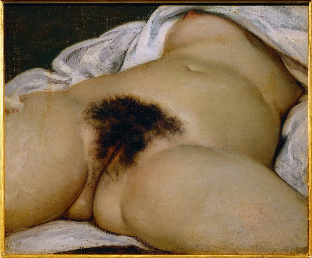 Gustave Courbet, A világ eredete, 1866, Musée d'Orsay (Forrás: Wikipédia)